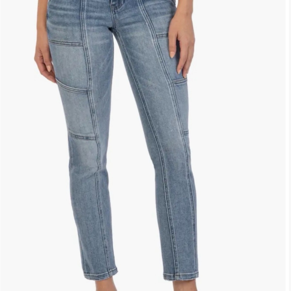 Kut from the Kloth Light Blue Straight Leg Jeans
